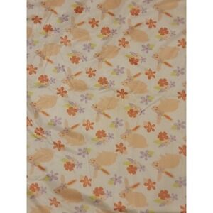 Baby Gear Plush Baby Blanket Bunny Rabbit Sherpa Coral Floral Flowers Peach 2020